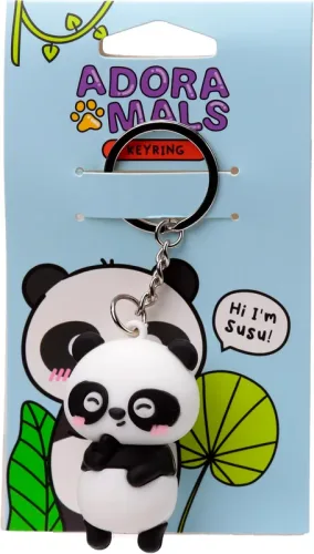 ROOST Schl&uuml;sselanh&auml;nger 5.5cm KEY281 Panda