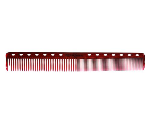 Y.S. Park Haarschneidekamm Nr. 339 Transparent-rot 180 mm