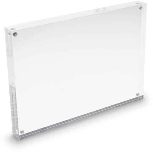 DEFLECTO Magnet. Acrylblock A4 MCHA41130 transparent 2x15mm