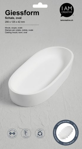 I AM CREATIVE Silikon Giessform 1704.22 Schale oval