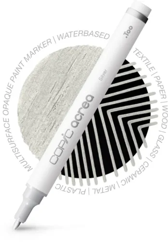 COPIC Marker acrea 0.8mm 20077006 Silver