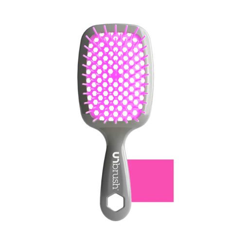 UNbrush Entwirrb&uuml;rste, Griff grau, Orchid