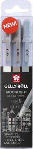 SAKURA Gelly Roll 0.35mm POXPGBMOO3H Moonlight Urban 3 St&uuml;ck