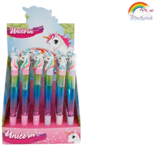 ROOST Kugelschreiber Einhorn 590218 Glitzer