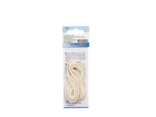 GLOREX Flachdochte 100cm 686217 Gr. 10,18,24