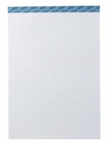 B&Uuml;ROLINE B&uuml;roblock weiss A5 725268 kariert, 70g, 4mm 100 Blatt