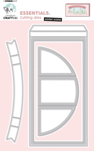 SIZZIX Stanzform 21.2x14.2x0.1cm CD423 Feinlinig 1 Stuck