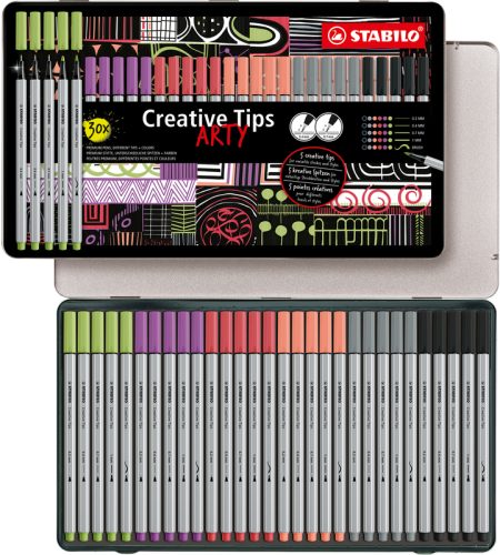STABILO Kreativset Tips Arty 89/30-6-2-20 Pastell 30 St&uuml;ck