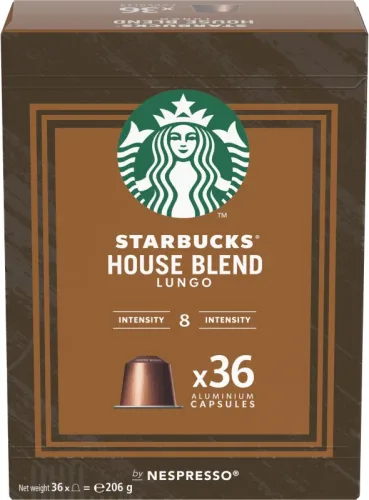 STARBUCKS Kaffeekapseln House Blend 6200069 Lungo 36 St&uuml;ck