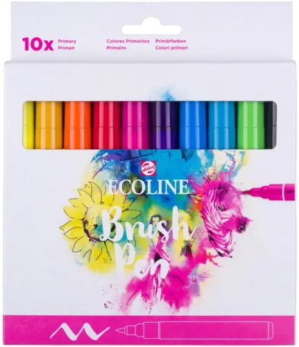 TALENS Ecoline Brush Pen Set 11509007 ass. 10 St&uuml;ck
