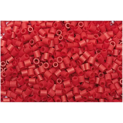 Rico B&uuml;gelperlen, rot, 5 x 5 mm, ca. 1'000 St&uuml;ck