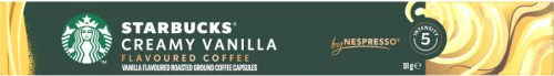 STARBUCKS Kaffeekapseln Creamy Vanilla 6221399 by Nespresso Flavoured 10 Stk.