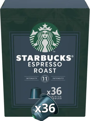 STARBUCKS Kaffeekapseln Espresso Roast 6200669 Espresso Roast 36 St&uuml;ck