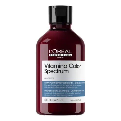 L'Oréal Professionnel - Vitamino Color Spectrum Blue Dyes Neutralizing Shampoo - Light Brown Hair, 300 ml