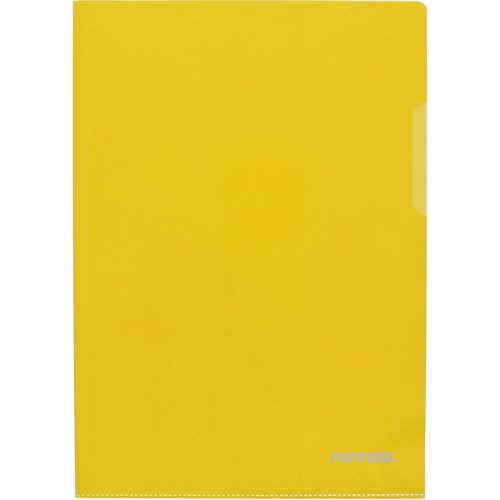 NOVOOO Pro Sichtmappen 120my A4 400197758 gelb genarbt 100 St&uuml;ck