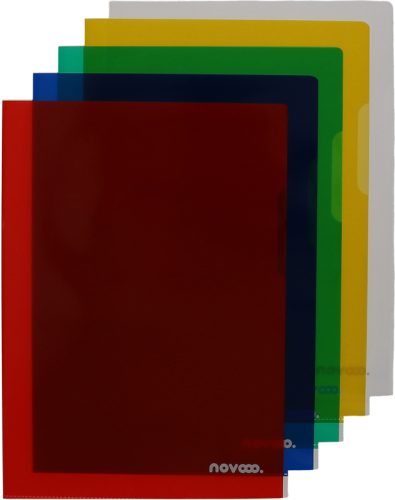 NOVOOO Pro Sichtmappen 140my A4 400197776 assortiert glatt 10 St&uuml;ck