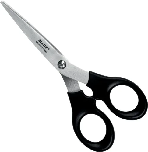 LEITZ Edelstahl Schere 16.5cm 5423-00-95 schwarz