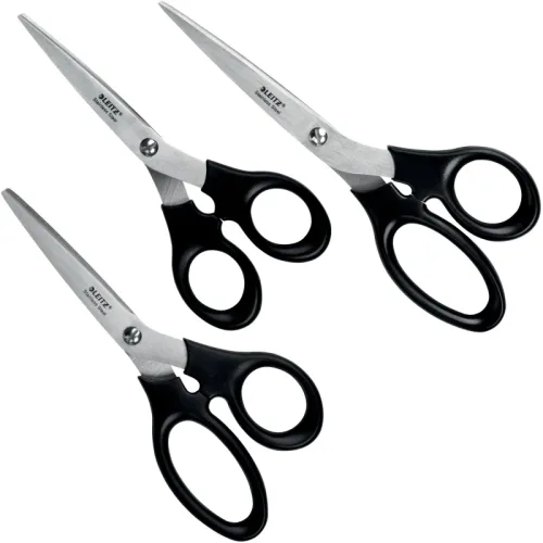 LEITZ Edelstahl Scherenset 3-teilig 5426-00-95 16.5/18.5/20cm