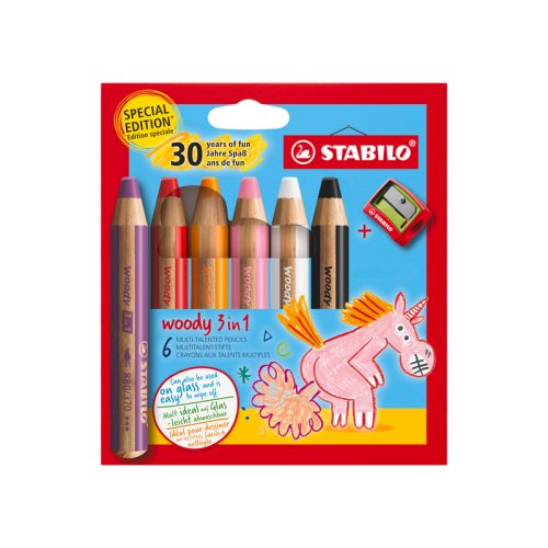 STABILO - Farbstift Set, 6 Stück, Sortierte Farben