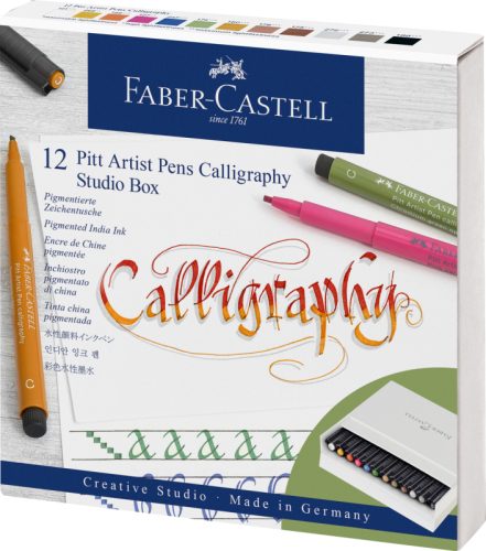 FABER-CASTELL Artist Pen Tuschestift 167512 assortiert 12 Stk.