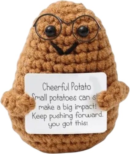 Positive Potato - Accessoire, 6 x 8 cm, Braun