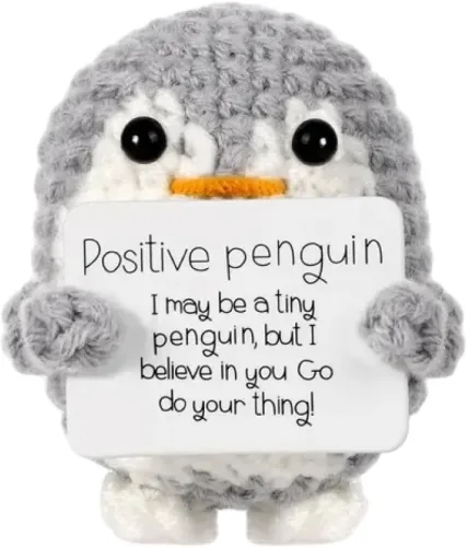 NEUTRAL Positive Penguin 10cm 219093 grau