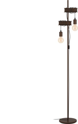 EGLO Stehleuchte TOWNSHEND 4 43526 braun