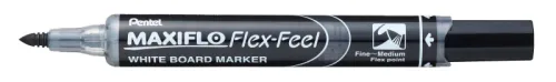 PENTEL Whiteboard Marker MAXIFLO 4mm MWL5SBF-AX schwarz, Flex Feel