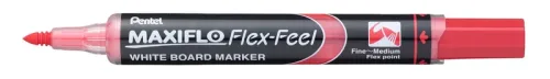PENTEL Whiteboard Marker MAXIFLO 4mm MWL5SBF-BX rot, Flex Feel