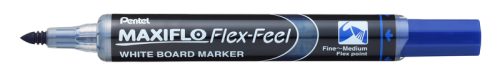 PENTEL Whiteboard Marker MAXIFLO 4mm MWL5SBF-CX blau, Flex Feel