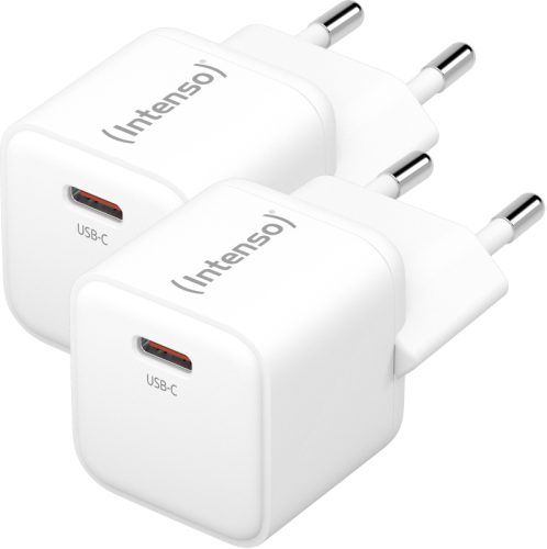 INTENSO Power Charger 30W GaN white 7803032 1 x USB-C each Double Pack
