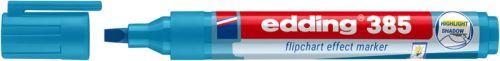 EDDING Flipchart Marker 385 1-5mm 4-385010 Effektmarker, hellblau