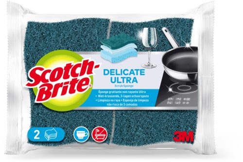 SCOTCH-BRITE Schwamm Delicate Ultra 7100227600 kratzfrei 2 St&uuml;ck