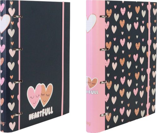 ANCOR Ringbuch A4 118223 B'LOG HEARTS, 4-rings, liniert