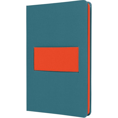 SIGEL Notizbuch Linescape A5 LS205 blau/papaya liniert 176 S.