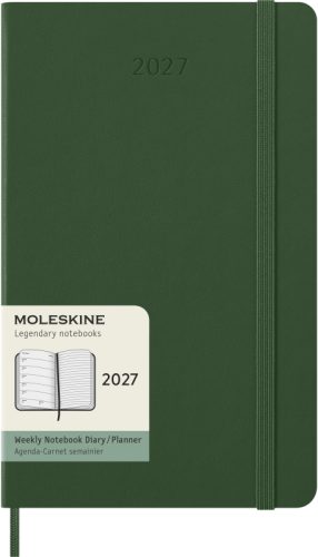MOLESKINE Agenda Classic Large 2026 DHK1512WN3Y26 1W/1S myrtengr&uuml;n HC 13x21cm