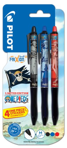 PILOT Frixion Plus+ OnePiece 0.7mm 150.330.96BL schwarz,rot,blau 3 St&uuml;ck