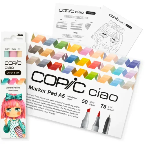 COPIC Marker Ciao 220750207 Vibrant Palette 3 St&uuml;ck