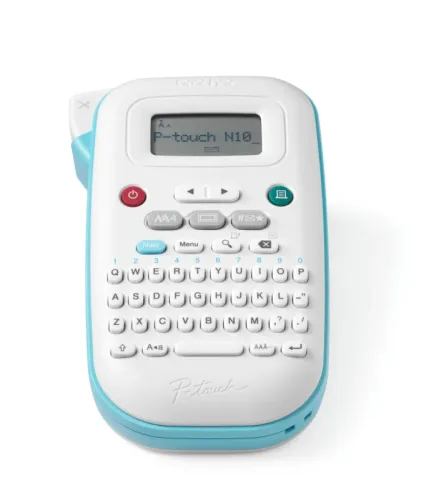 PTOUCH Beschriftungsger&auml;t PT-N10 weiss/blau