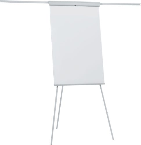 FRANKEN Flipchart X-tra!Line 68x105cm EL-FC22 hellgrau mit Seitenarmen