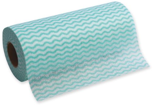 HYGOCLEAN Reinigungstuch 20x40cm 930.2 gr&uuml;n, weiss 1 Rolle/50 Blatt