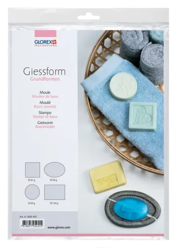 GLOREX Seifengiessform 61600401 Grundformen