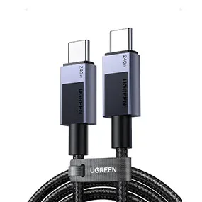 UGREEN Cable USB-C to USB-C, 240W 45068 PD,2m,Fast Charging,Gray