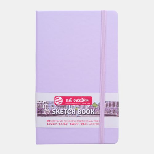 TALENS Sketchbook 13x21cm 9314312M pastellviolett 80 Seiten