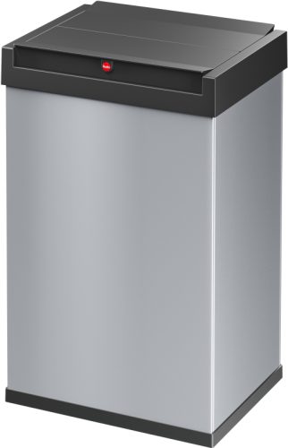 Hailo Schwingdeckel-Abfallbox Big-Box Swing Volumen 35 l, BxHxT 340 x 500 x 260 mm Behälter silber