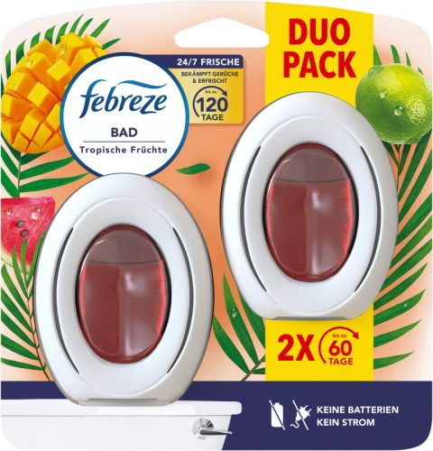 FEBREZE Bad Lufterfrischer 972115 Tropische Fr&uuml;chte 2x8ml