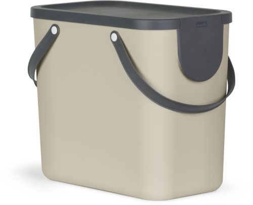 ROTHO Recyclingbox Albula 25lt 1024907422 Cappuccino 180x332x180mm