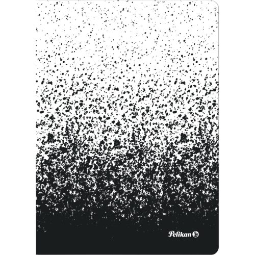 PELIKAN Notizbuch A5 300002306 kariert schwarz/weiss