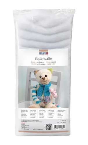 GLOREX Bastelwatte 250g 6252305 weiss