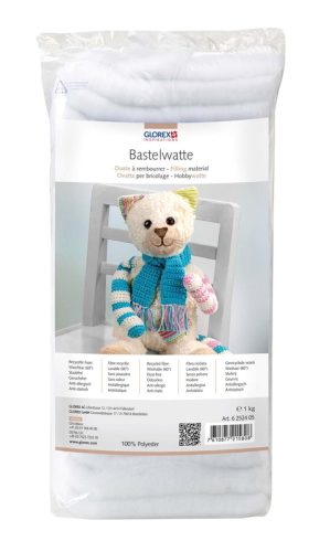 GLOREX Bastelwatte 1kg 6252405 weiss
